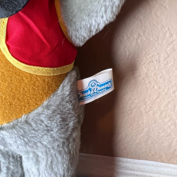 Vintage 1980’s 13.5” Chuck E. Cheese’s Pizza Time Theater Anthropomorphic Rat - Picture 4 of 9